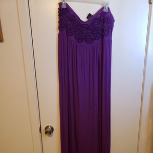 Maxi strapless dress
